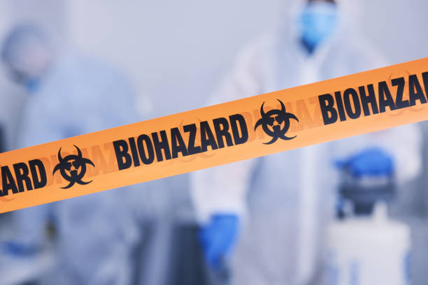 Professional Infectious Disease Decontamination technician working in Prospect Park, NJ